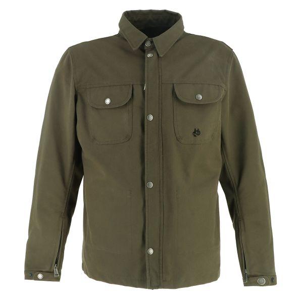Giacche Moto Lunghe Helstons Detroit Canvas Khaki
