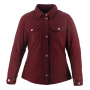 Giacche Moto Lunghe Helstons Tela Detroit Girl Bordeaux