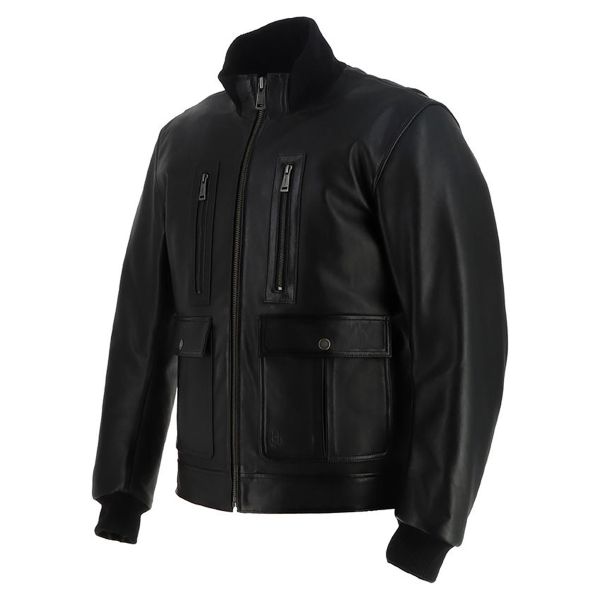 Helstons Downtown Leather Rag Nero