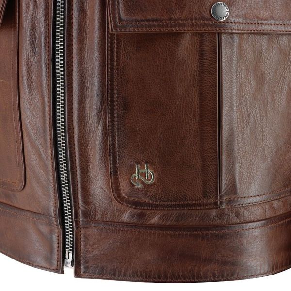 Helstons Downtown Pelle Rag Tan Cir