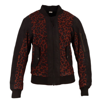 Giacche moto Helstons Elisa Air Mesh Nero Leopardo