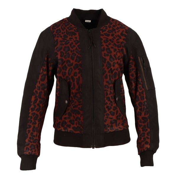 Giacche moto Helstons Elisa Air Mesh Nero Leopardo