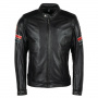 Giacche moto Helstons Elron Leather Rag Black