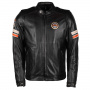 Giacche moto Helstons Elron Leather Rag Brown