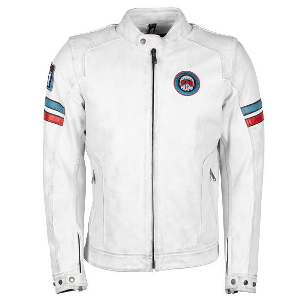 Helstons Elron Leather Rag White