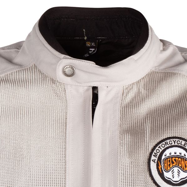 Helstons Elron Mesh Silver Black Orange