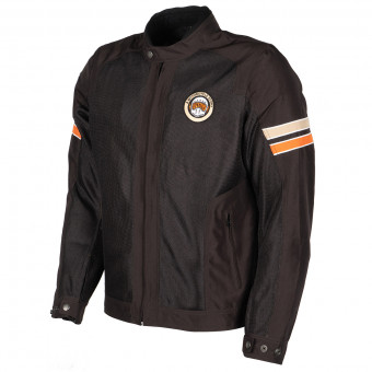 Giacche moto Helstons Elron Textile Brown