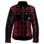 Giacche moto Helstons Genesis Air Lady Black Red