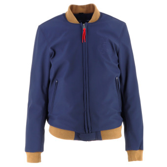 Giacche moto Helstons Harry Blue Kraft