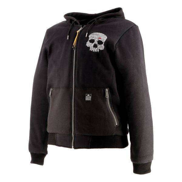 Helstons Hoodie Bones Black