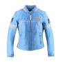 Giacche moto Helstons Pelle Indiana Bleu Ciel