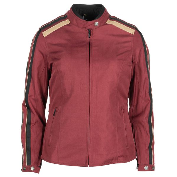 Giacche moto Helstons Jade Lady Textile Burgundy Giacche moto Helstons Jade Lady Textile Burgundy