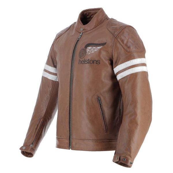 Giacche moto Helstons Jake Speed Leather Camel Giacche moto Helstons Jake Speed Leather Camel