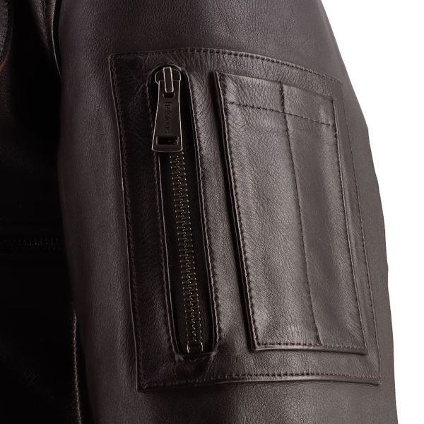 Helstons Jet Force Leather Rag Marrone