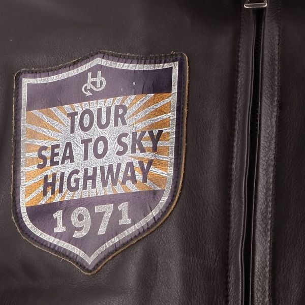 Helstons Jet Force Leather Rag Marrone