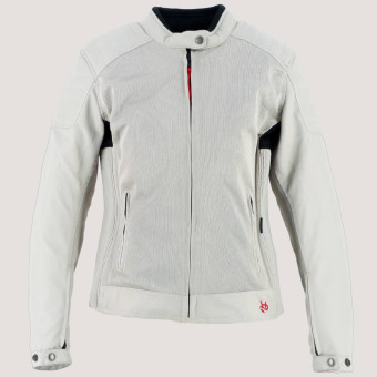 Giacche moto Helstons Jody Air Mesh Argento