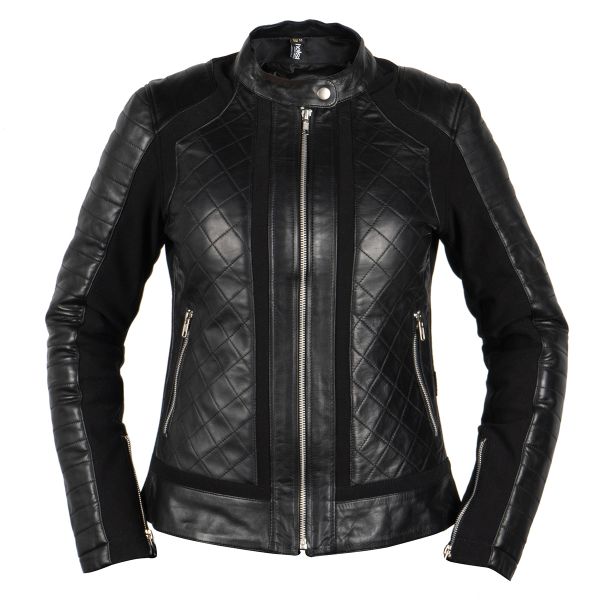 Giacche moto Helstons Kate Leather Lady Soft Stretch Black Giacche moto Helstons Kate Leather Lady Soft Stretch Black