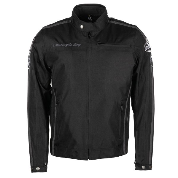 Giacche moto Helstons King Textile Black Giacche moto Helstons King Textile Black