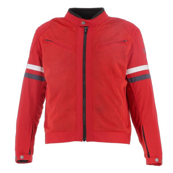 Giacche moto Helstons Monaco Air Mesh Red