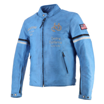 Helstons Pelle Nashville Bleu Ciel