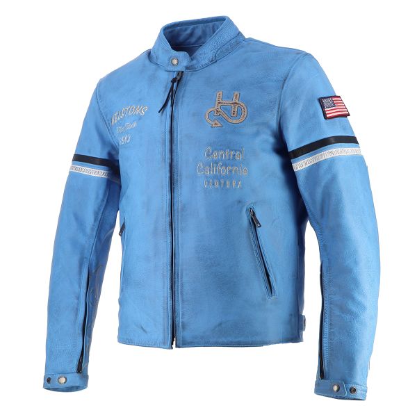 Helstons Pelle Nashville Bleu Ciel