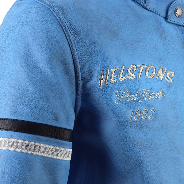 Helstons Pelle Nashville Bleu Ciel