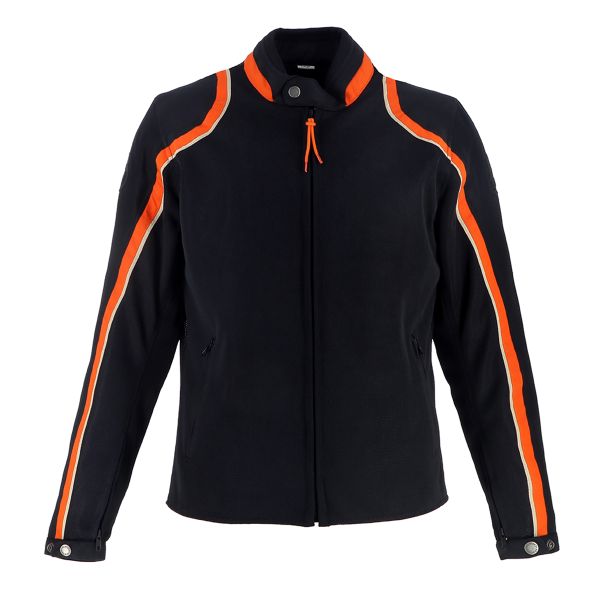Giacche moto Helstons Phoenix Air Mesh Nero Arancione Beige