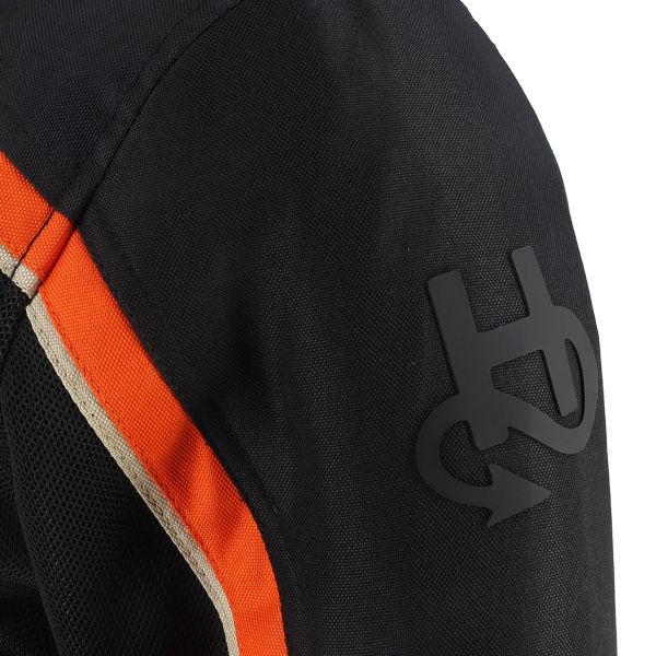 Helstons Phoenix Air Mesh Nero Arancione Beige