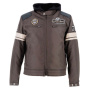 Giacche moto Helstons Revolte Leather Brown