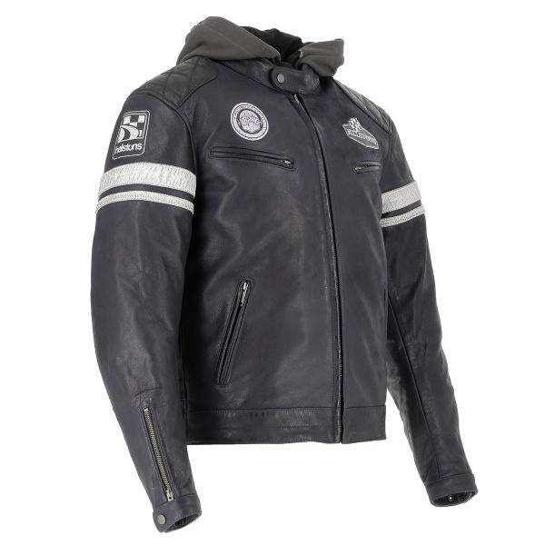 Helstons Riposte Leather Buffalo Blue