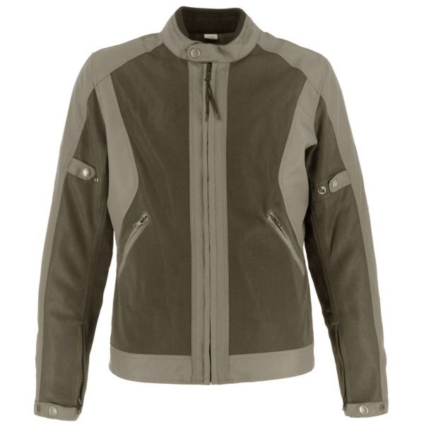 Giacche moto Helstons Stoner Evo Air Uomo Mesh Khaki