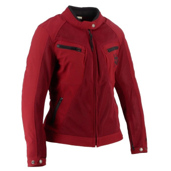 Helstons Turbo Girl Air Mesh Borgogna