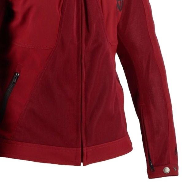 Helstons Turbo Girl Air Mesh Borgogna