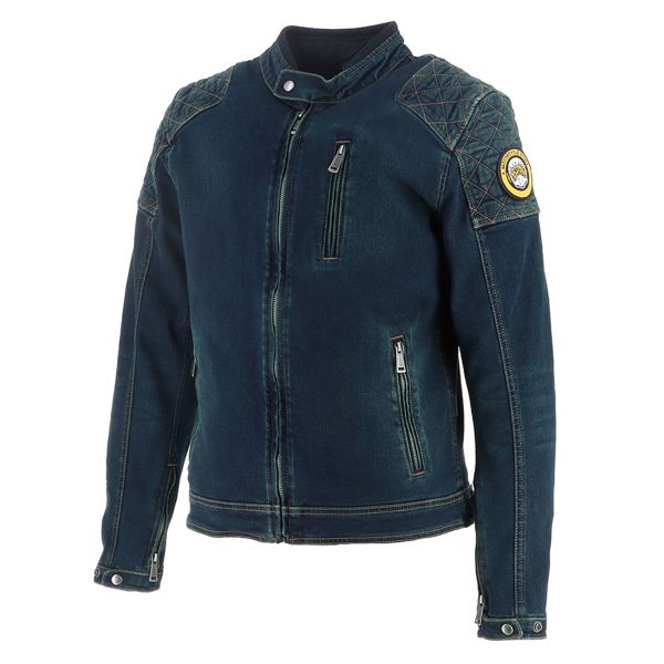 Giacche moto Helstons Urban Blue Dirty