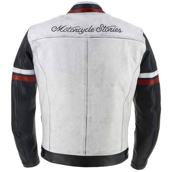 Helstons Serie V in pelle Rag Blu Bianco