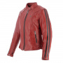 Giacche moto Helstons Victoria Leather Red