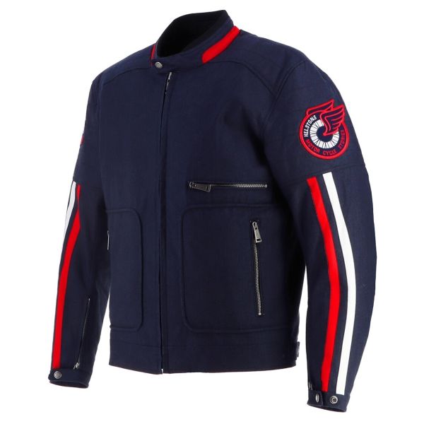 Helstons Blu Vulcano Rosso Beige