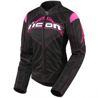 Giacche moto ICON Contra Black Pink