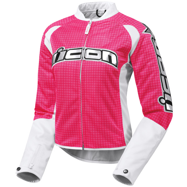 Giacche moto ICON Hooligan 2 Glam Pink