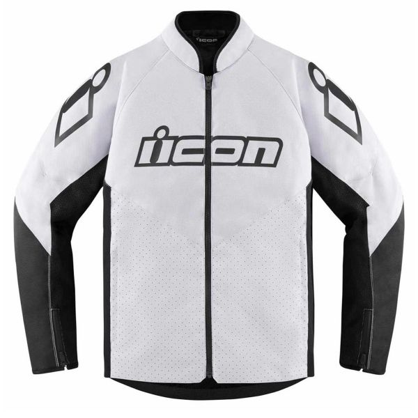 Giacche moto ICON Hooligan CE White