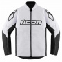 Giacche moto ICON Hooligan CE White