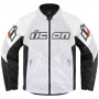 Giacche moto ICON Mesh AF Leather White