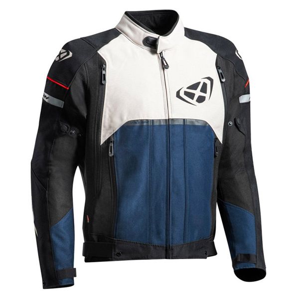 Giacche moto Ixon Allroad Grege Navy Black