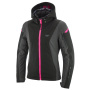 Giacche moto Ixon Burning Lady Antracite Nero Rosa