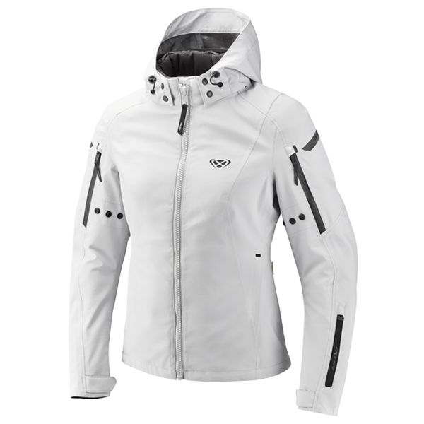 Giacche moto Ixon Burning Lady Light Grey Giacche moto Ixon Burning Lady Light Grey
