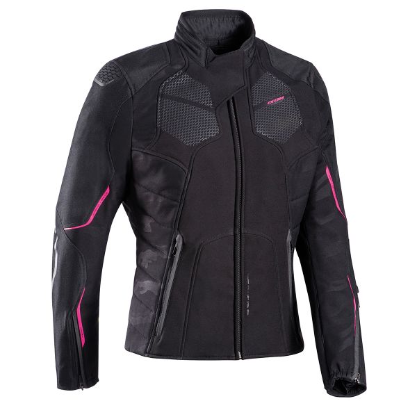 Giacche moto Ixon Cell Lady Black Fushia
