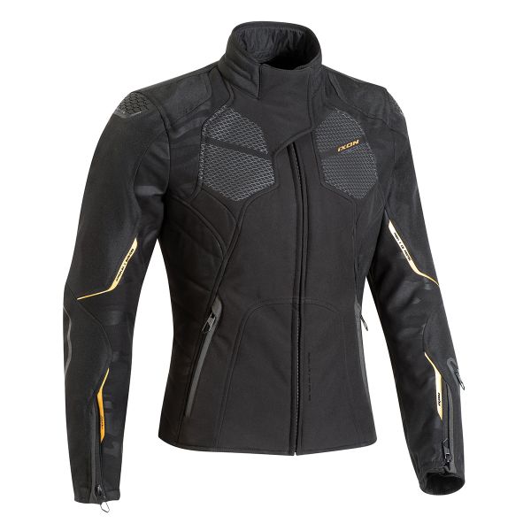Giacche moto Ixon Cell Lady Black Gold Giacche moto Ixon Cell Lady Black Gold