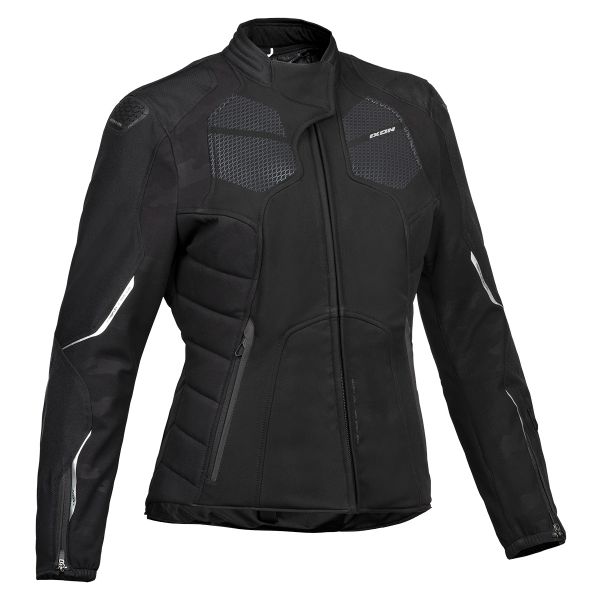 Giacche moto Ixon Cell Lady Black Silver