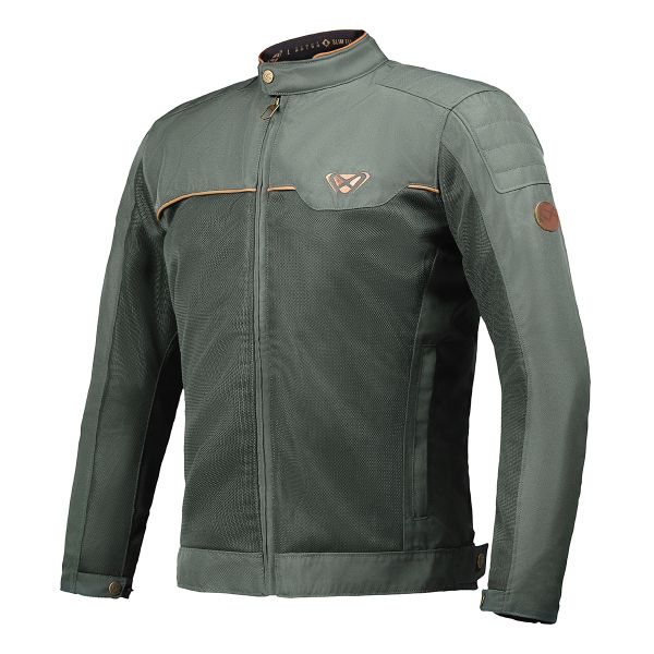 Giacche moto Ixon Cornet Green Brown
