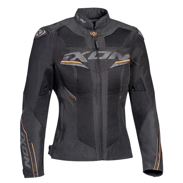 Giacche moto Ixon Draco Lady Anthracite Black Gold